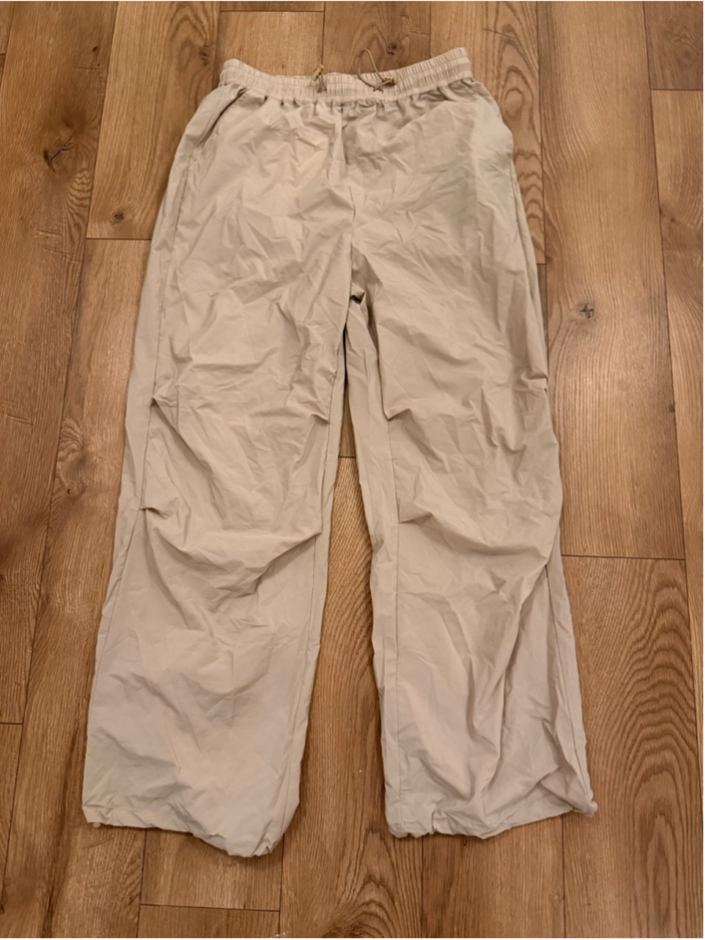 NEW Cargo Parachute Pants Y2K Baggy Hiking Nylon Balloon Pants M